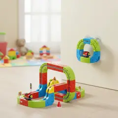OEM - Pista Tren Magnética Juguete Didactico 95 Piezas Multicolor