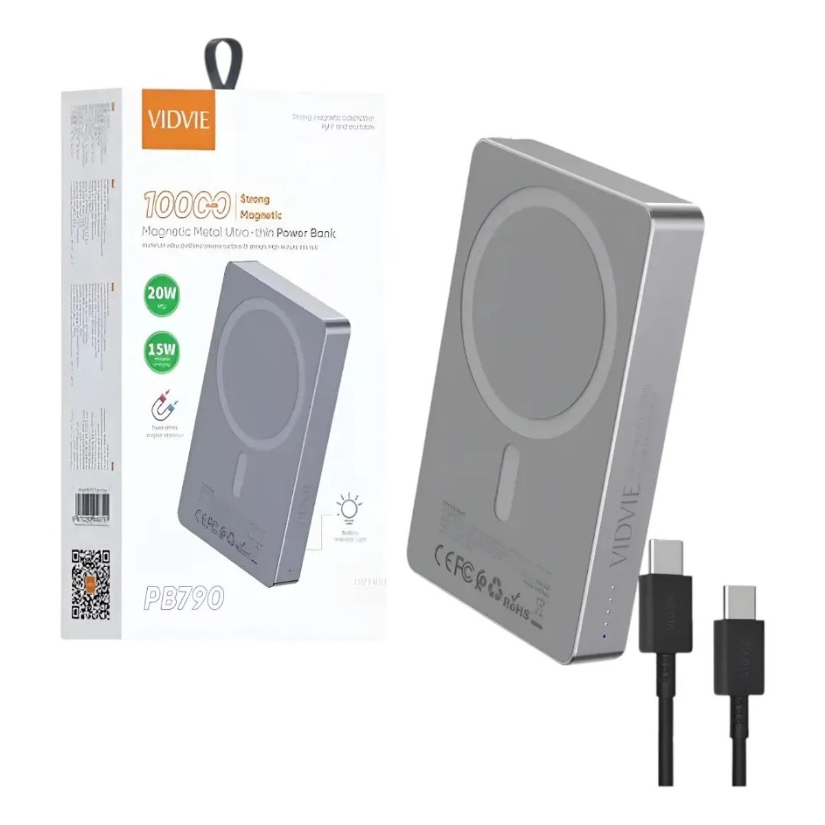 GENERICO - Bateria Externa 10000mah Magnetico Power Bank