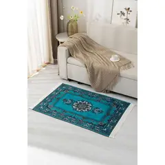 GENERICO - Alfombra Decorativa Con Flequillos 80x120 Cm