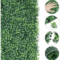 GENERICO - Pasto Pack de 25 Palmetas Estilo Trébol Sintético 60x40cm