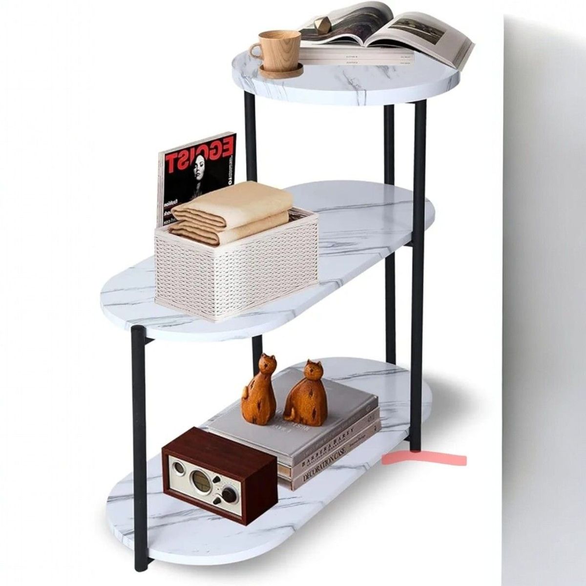 GENERICO - Mesa De Centro Auxiliar 3 Niveles Decorativa