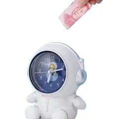 GENERICO - Reloj Alcancía Analógico Diseño Astronauta