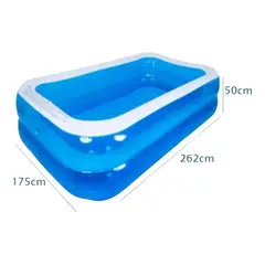 GENERICO - Piscina Inflable Rectangular 2.62 X 1.75 M X 50