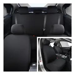 GENERICO - Cubreasiento Liso De Auto 3 Piezas