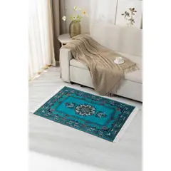 GENERICO - Alfombra Decorativa Con Flequillos 80x120 Cm