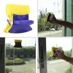 GENERICO - Limpiador Ventanas Magnético Doble Cara Cristales Parabrisas