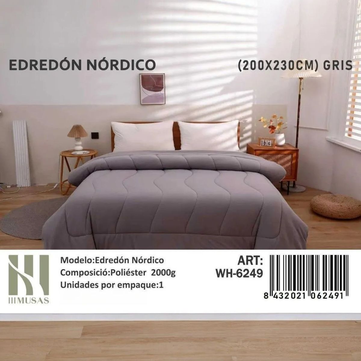GENERICO - Plumon Nordico De Seda 2 Plazas