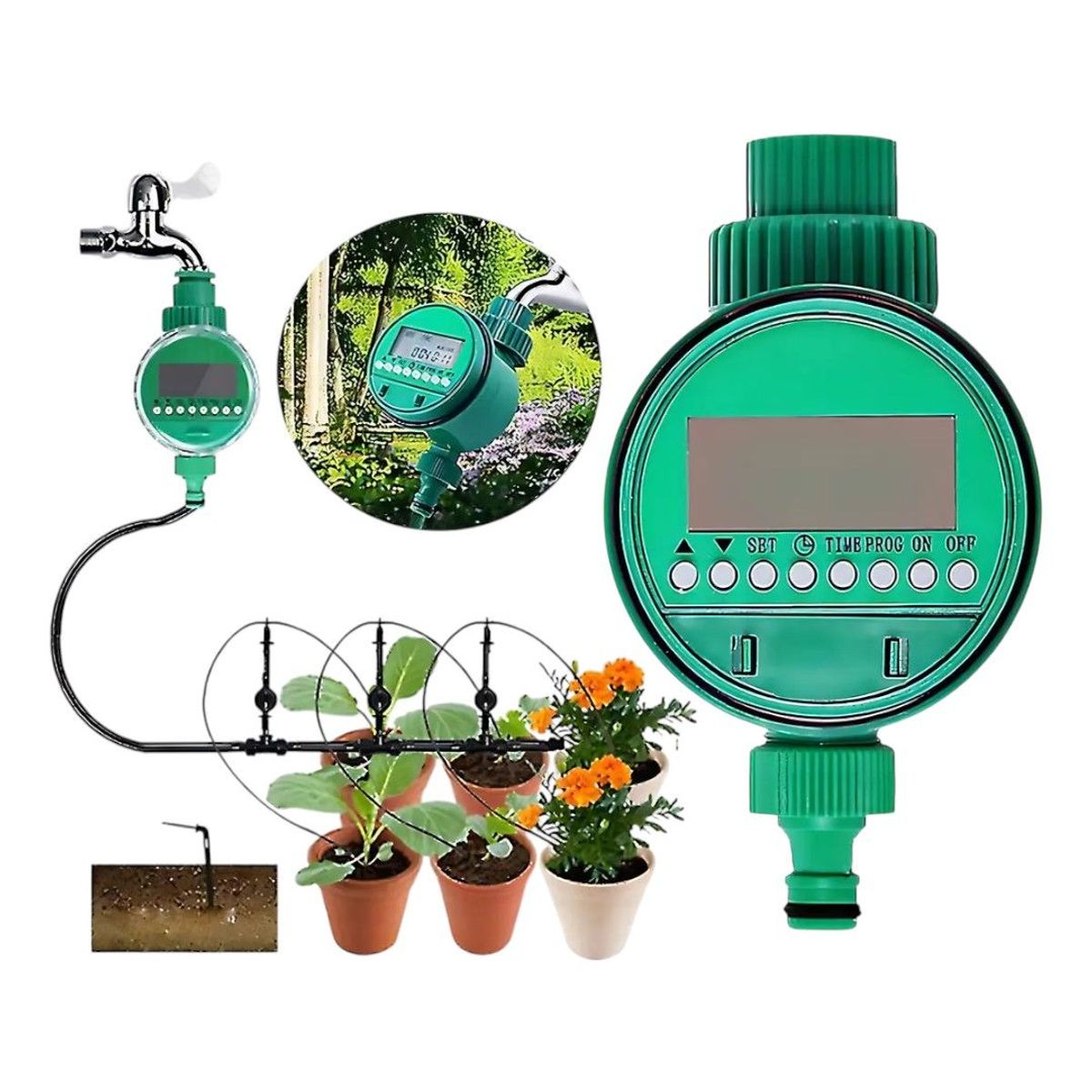 GENERICO - Programador De Riego Automatico Para Jardin