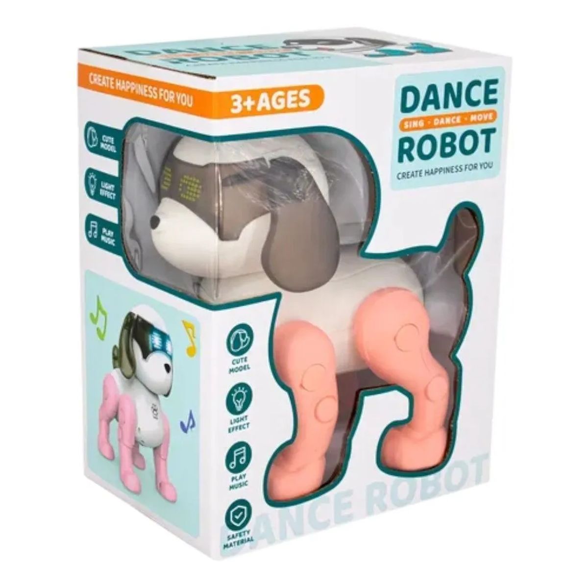 GENERICO - Perro Robot Juguete Camina Con Luces Y Sonidos