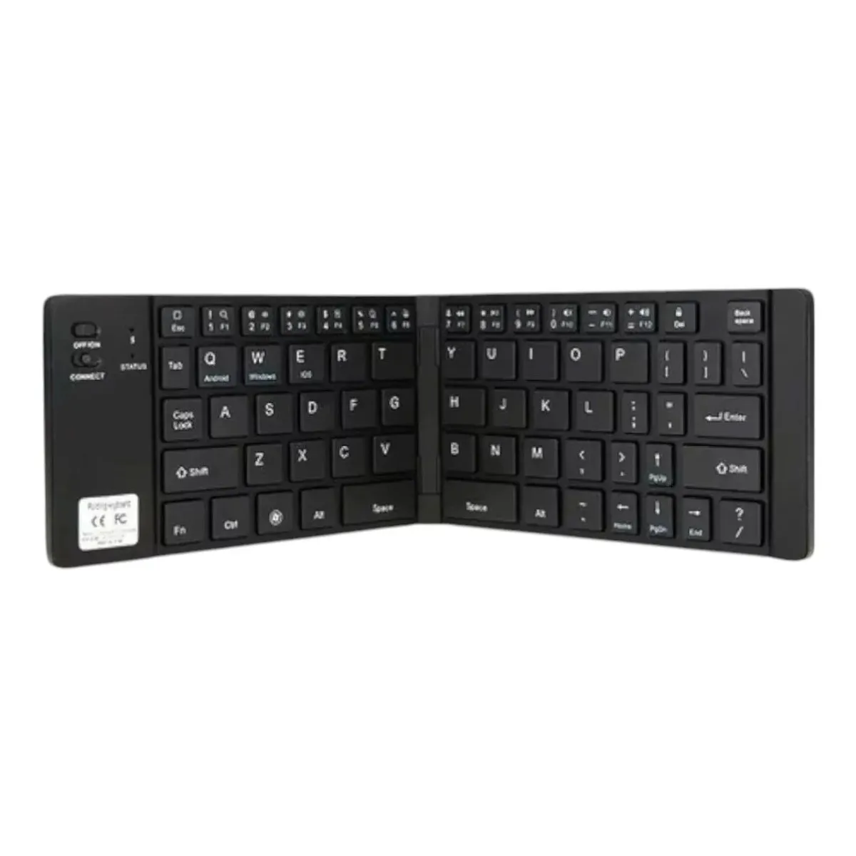 GENERICO - Mini Teclado Inalambrico Plegable Portatil Bluetooth