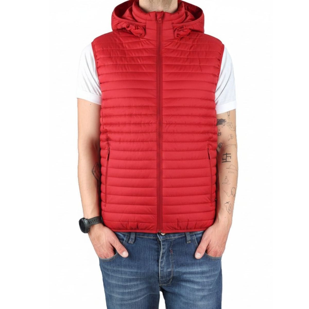 LIKE SHOP - Parka Sin Mangas Hombre Chaqueta Premium Excelente Calidad H72