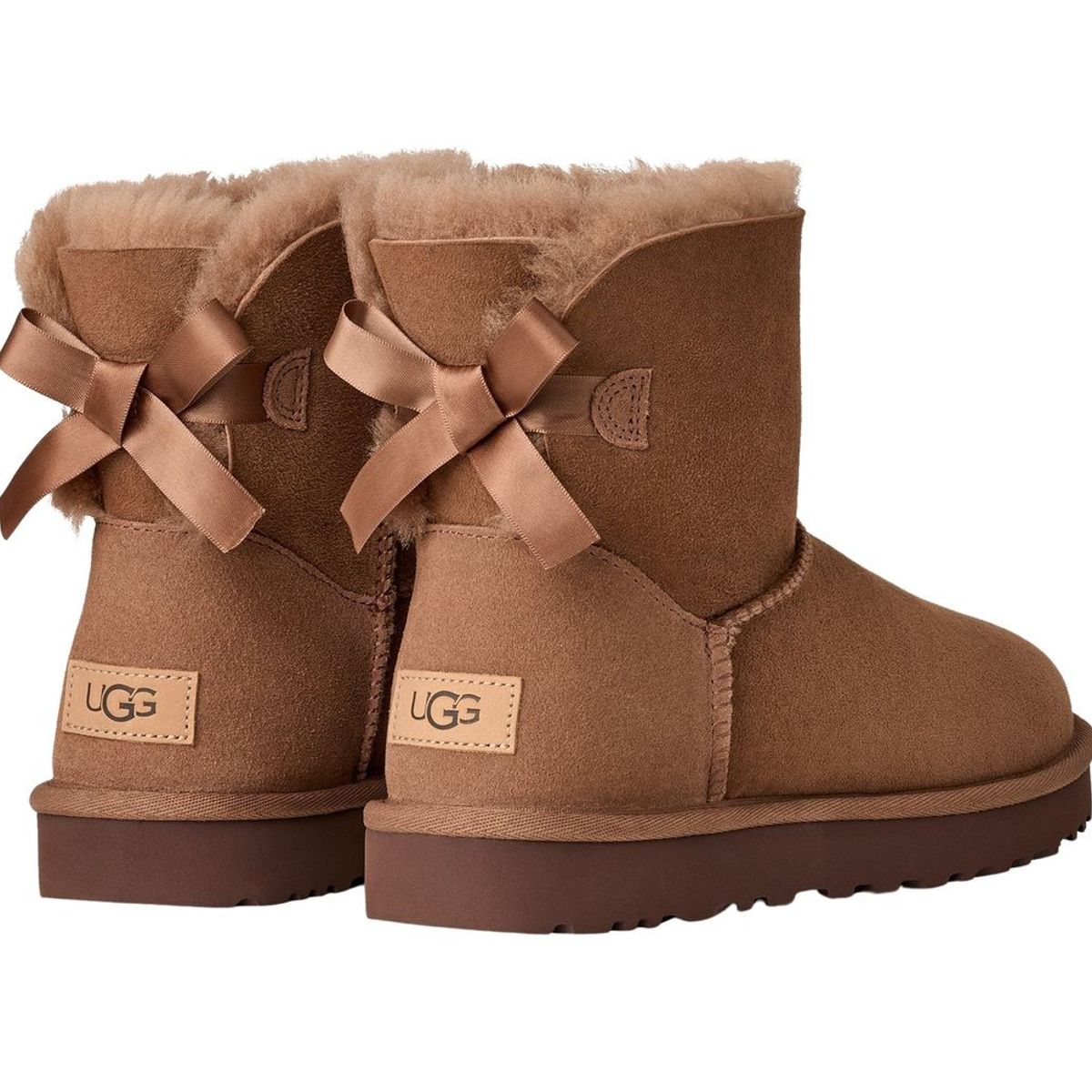 UGG - Botas Mujer Ugg Mini Bailey Bow Ii Café