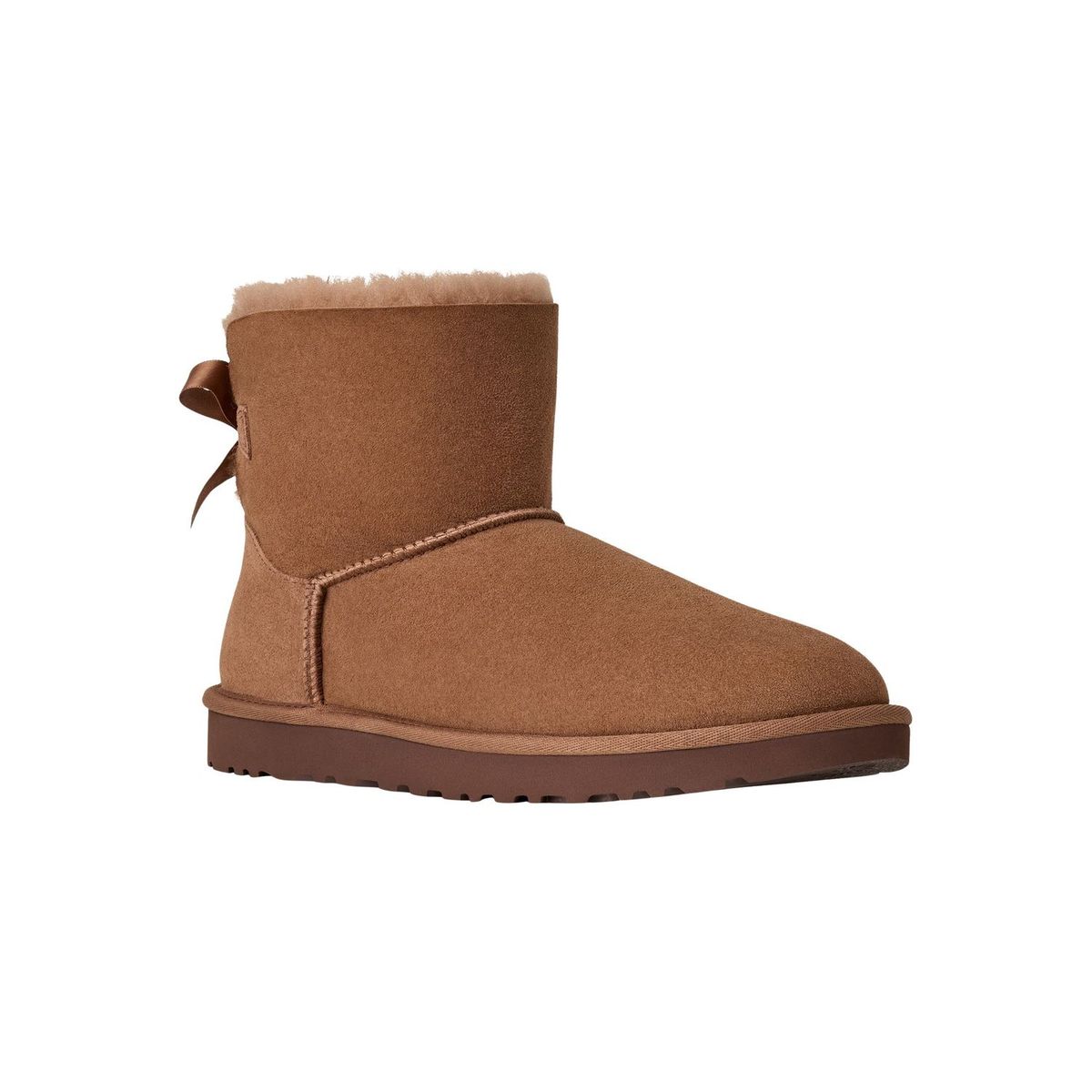 UGG - Botas Mujer Ugg Mini Bailey Bow Ii Café