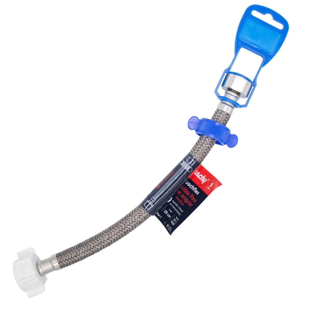 DUSCHY - Flexible para Llave angular HI HI 1/2" x 15/16" 30 cm Vinilico