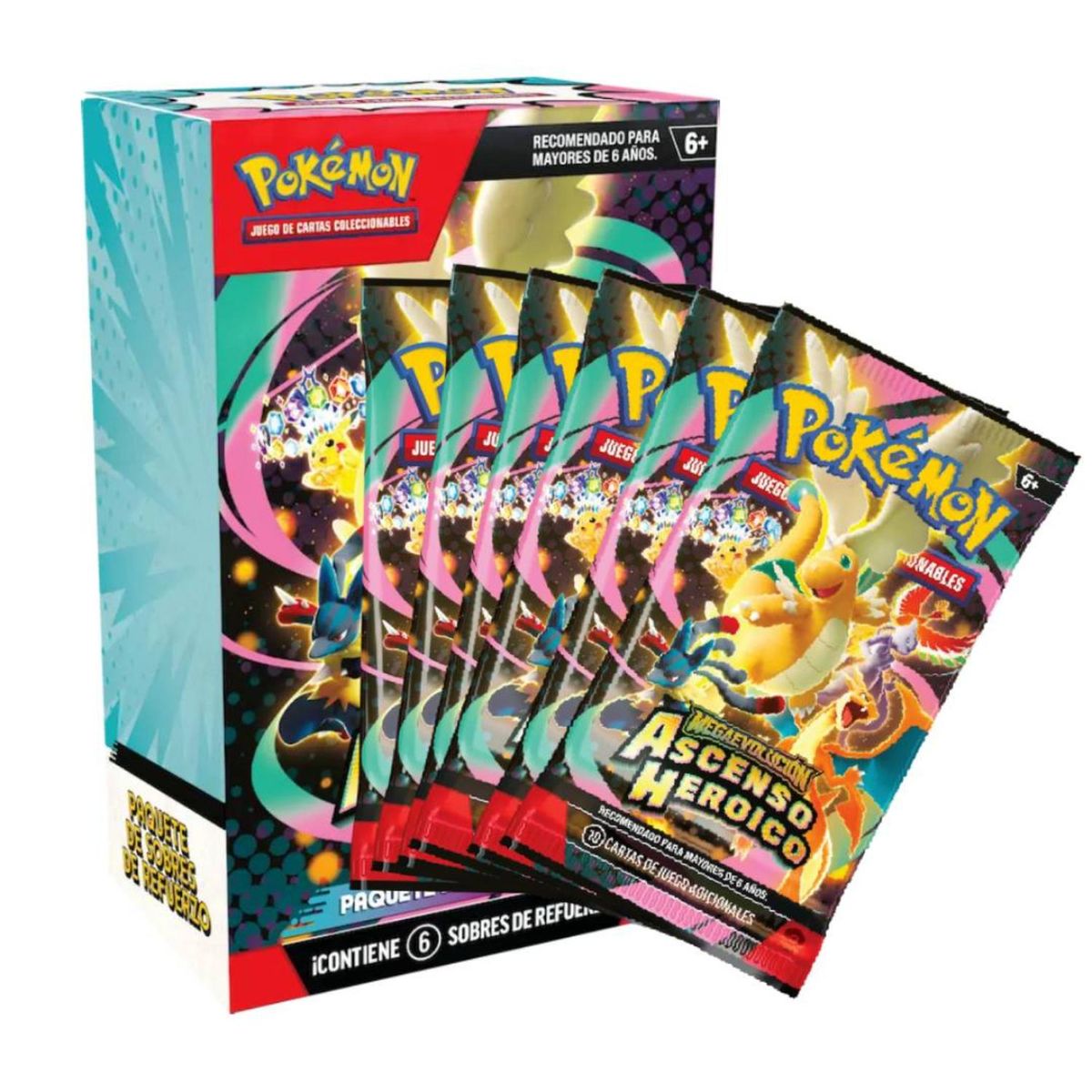 POKEMON - CARTAS POKEMON BOOSTER BUNDLE ASCENDED HEROES ESPAÑOL