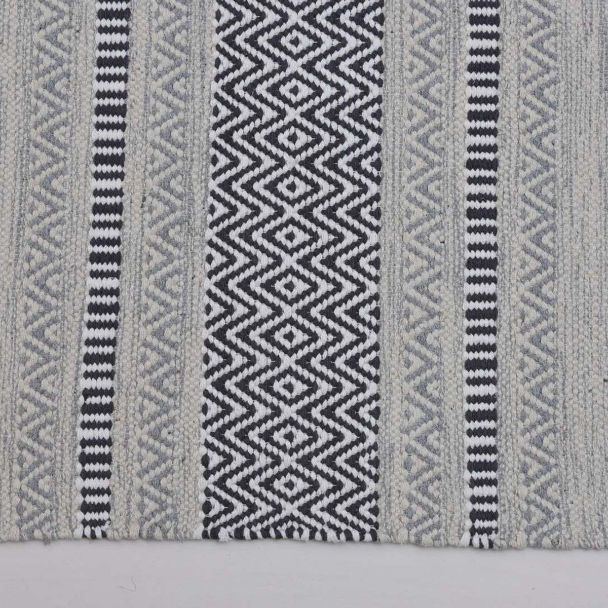 DECOGHAR - Alfombra Kilim Rustic Nomad Lt Gris 150 X 210 mts