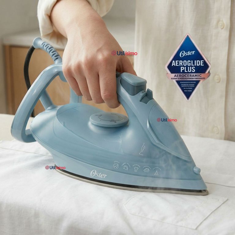OSTER Plancha de vapor Oster® AeroGlide Plus S7400 Verde claro GCSTAC7402