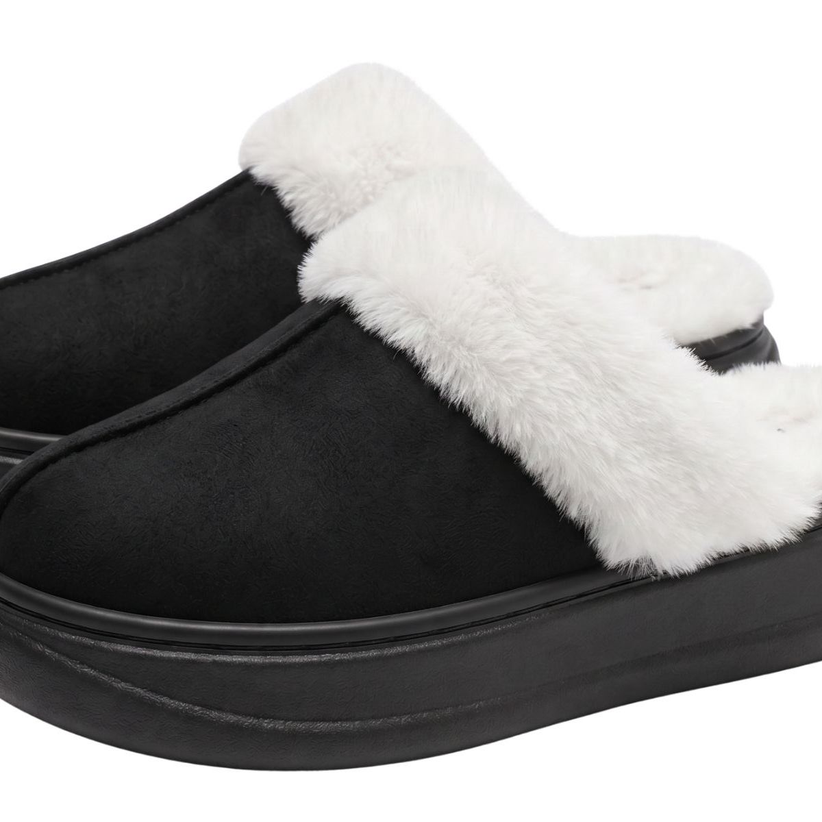 LOOK SHOP - Pantuflas Mujer Invierno Chiporro Peluche. Plataforma 503