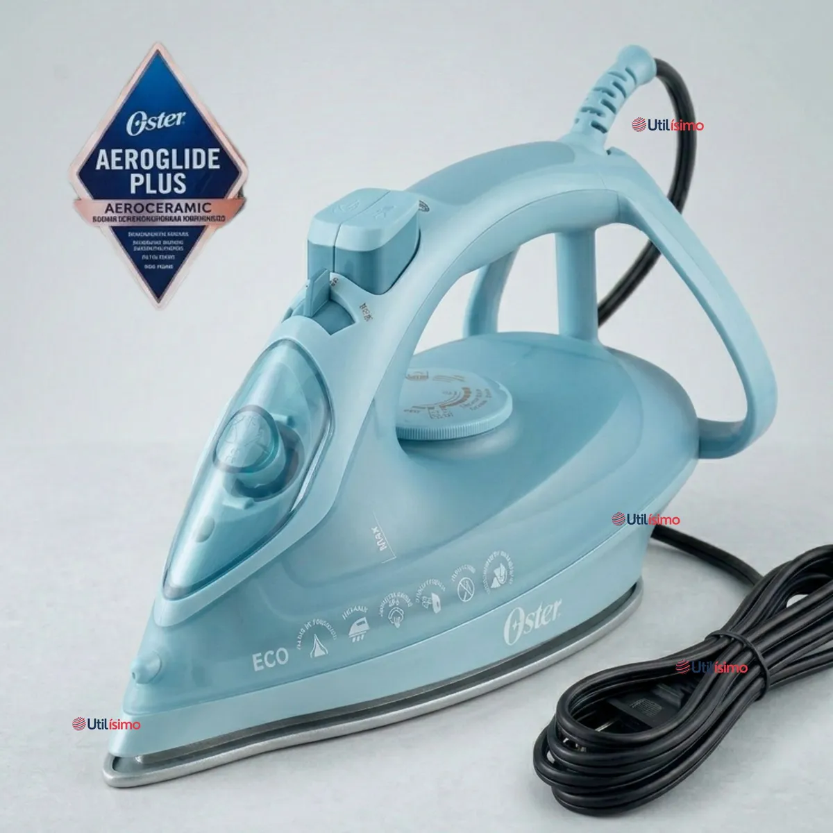 OSTER - Plancha de vapor Oster® AeroGlide Plus S7400 Verde claro GCSTAC7402