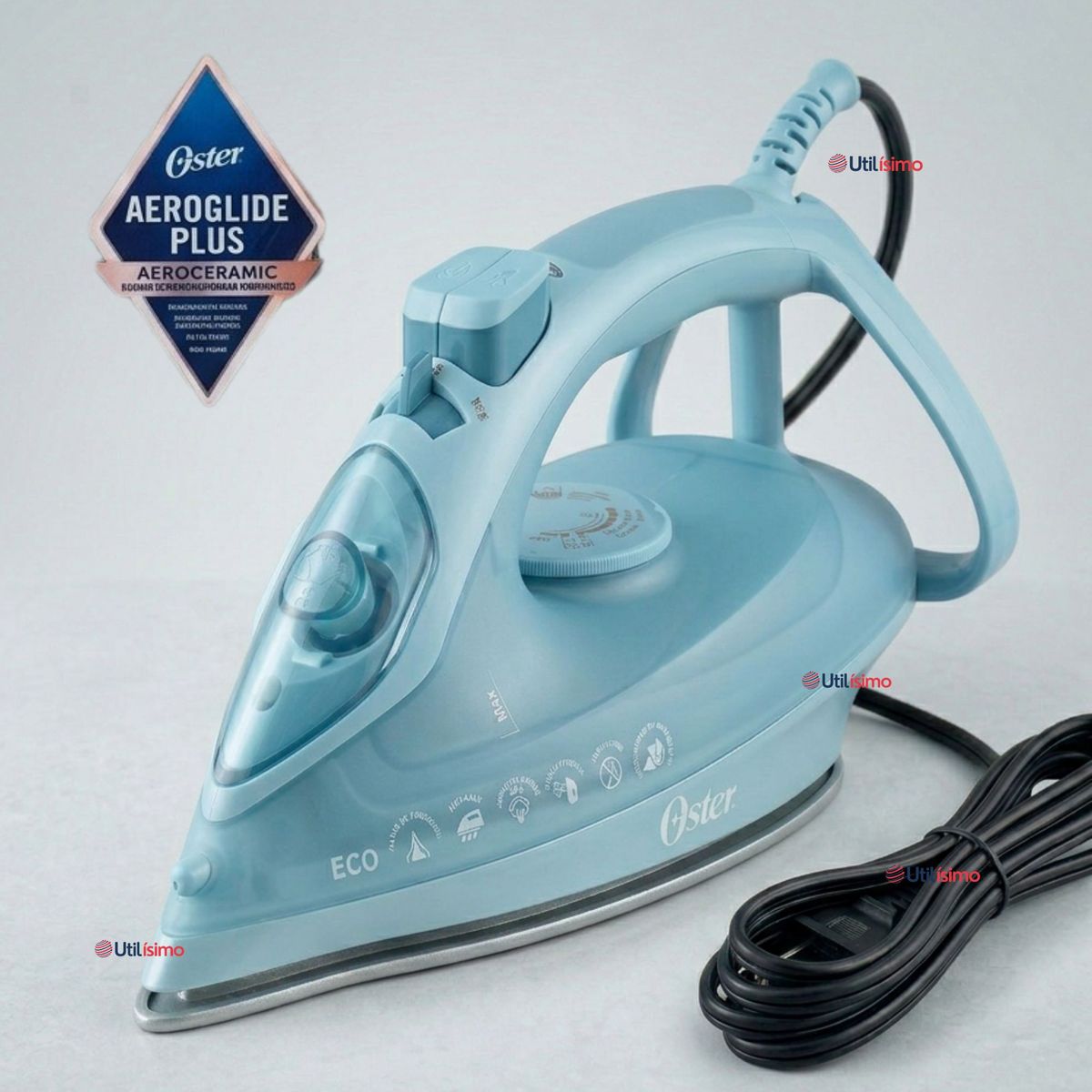 OSTER - Plancha de vapor Oster® AeroGlide Plus S7400 Verde claro GCSTAC7402