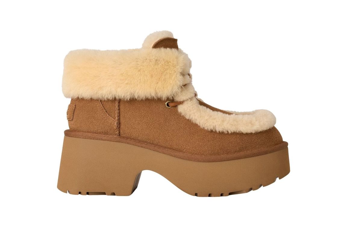 Botas Mujer Esmee Lace Up Café