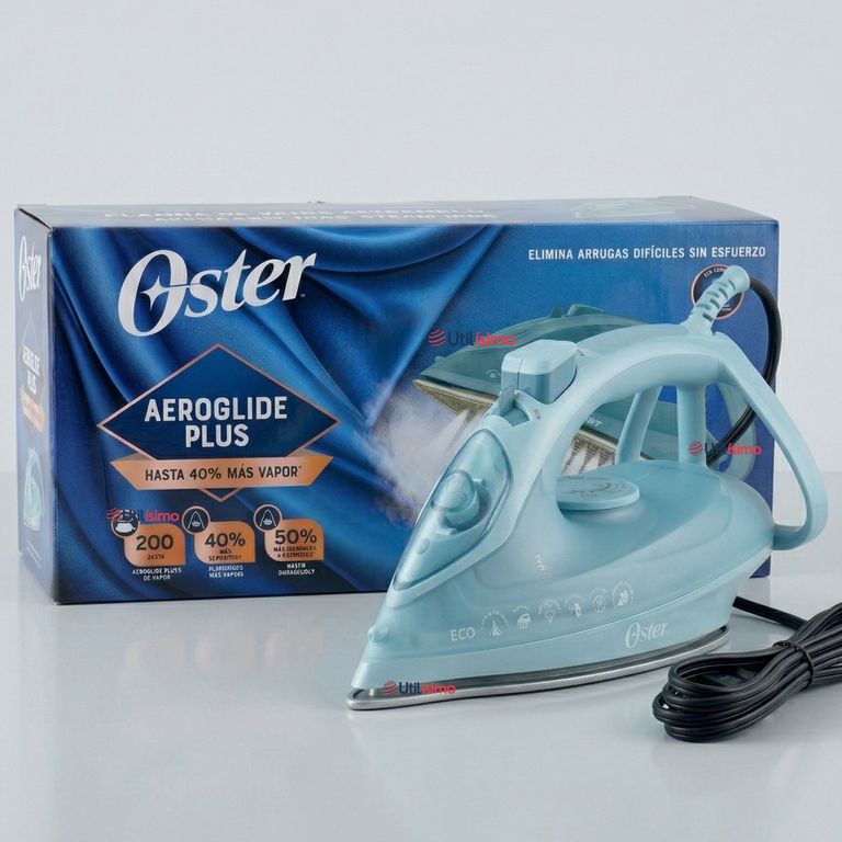 OSTER Plancha de vapor Oster® AeroGlide Plus S7400 Verde claro GCSTAC7402