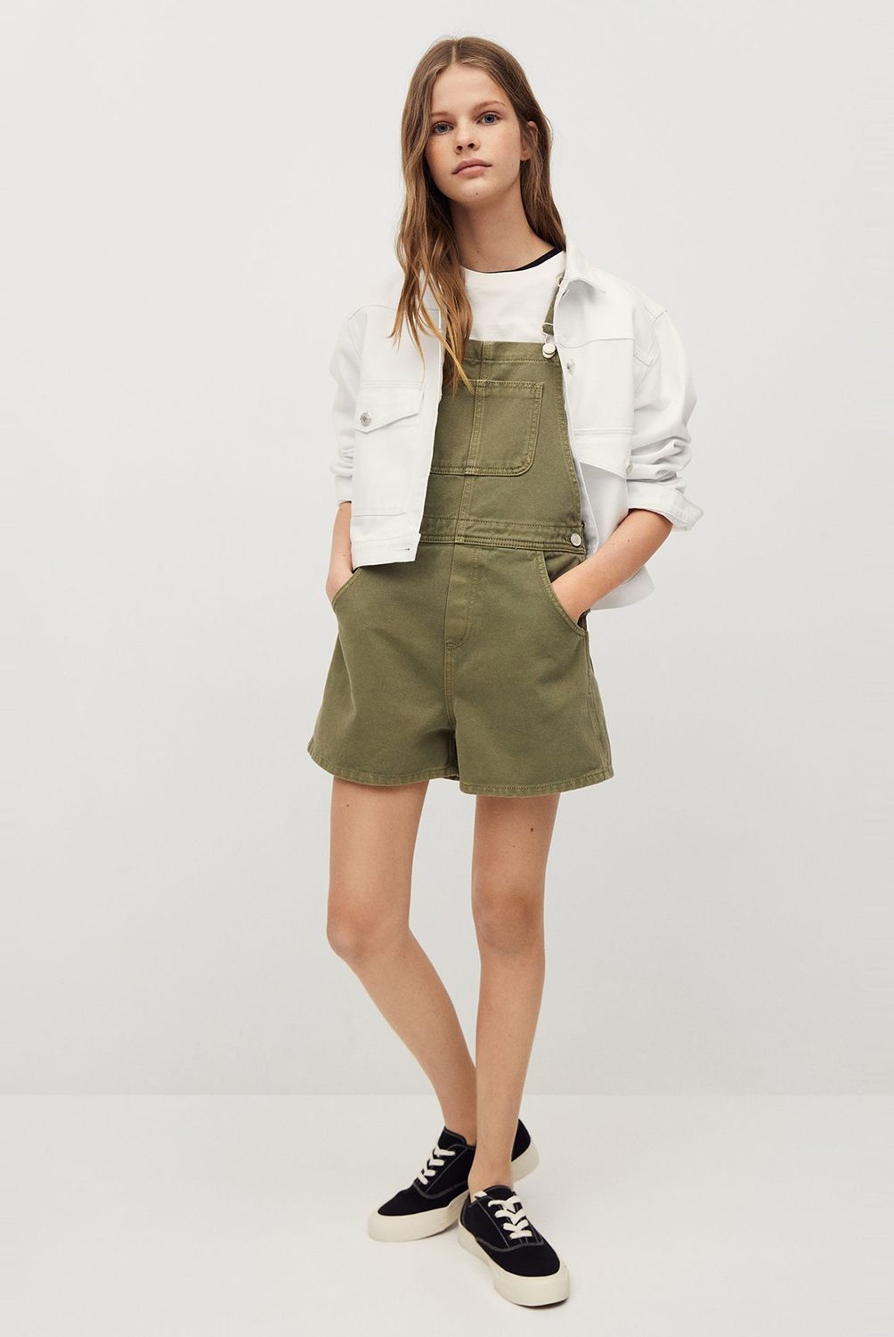 MANGO TEEN - Peto Denim Corto