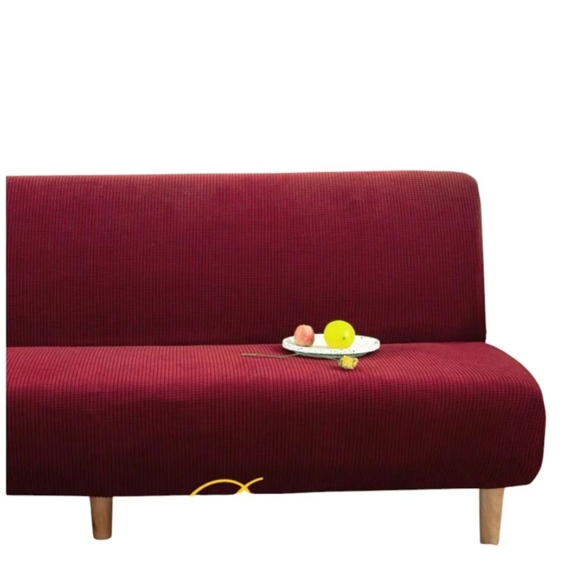 GENERICO - Funda Protectora Cubre Futon De Tela Cuadrille
