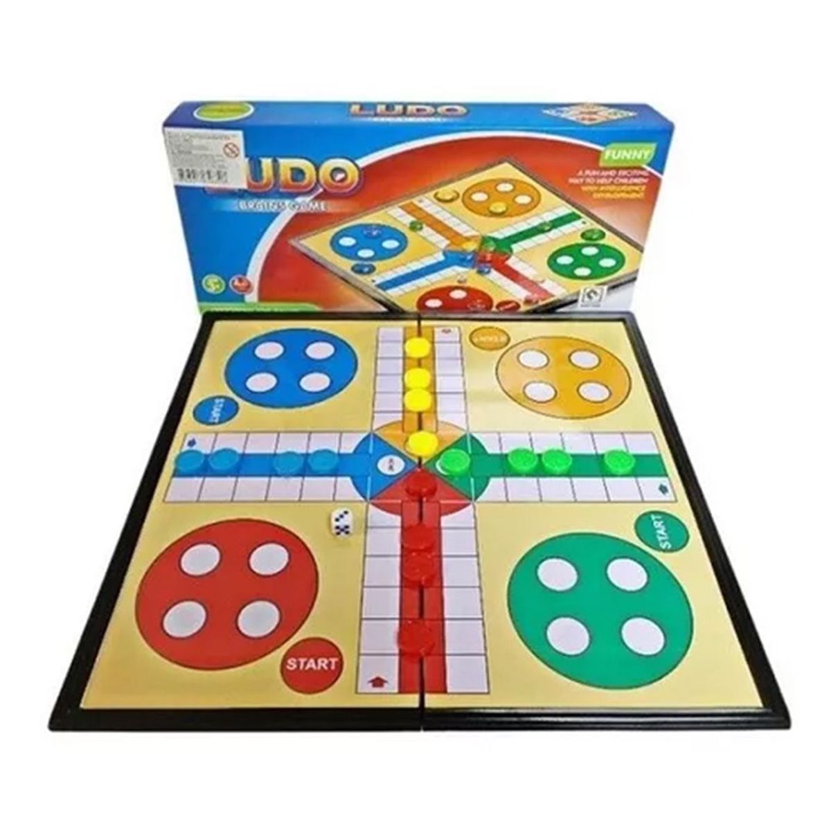 GENERICO - Juego De Ludo Tablero Magnetico