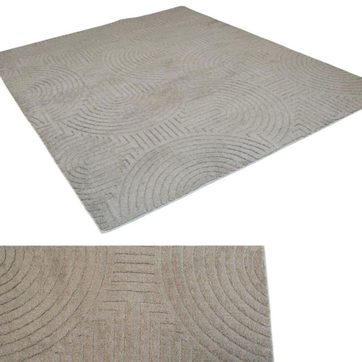 GENERICO - ALFOMBRA JACQUARD DE ALGODON 160X200CM