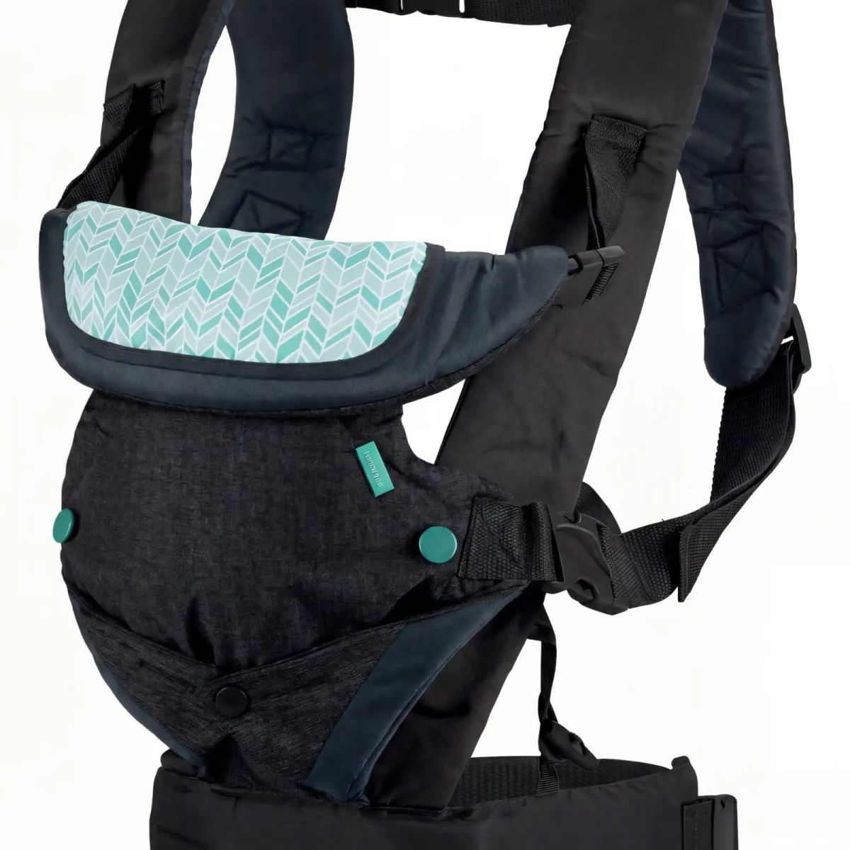 GENERICO - CARGADOR DE BEBÉ ERGONOMICO 4 EN 1 COLOR NEGRO