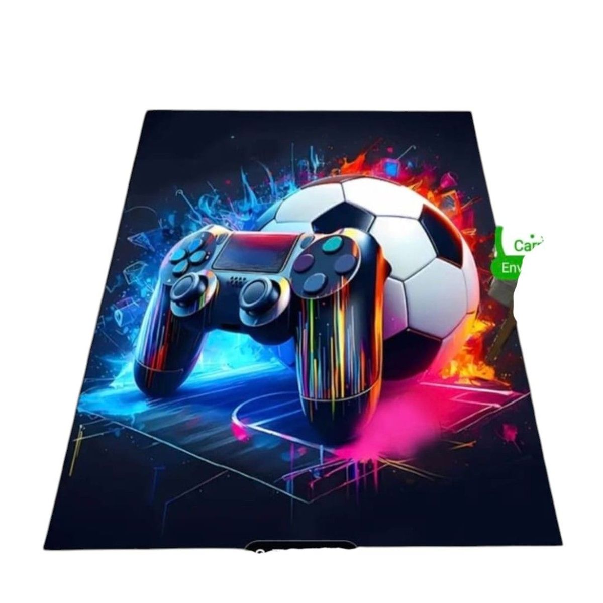 GENERICO - Alfombra Con Diseño Gamer 150x200 Cm