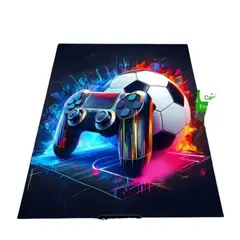 GENERICO - Alfombra Con Diseño Gamer 150x200 Cm