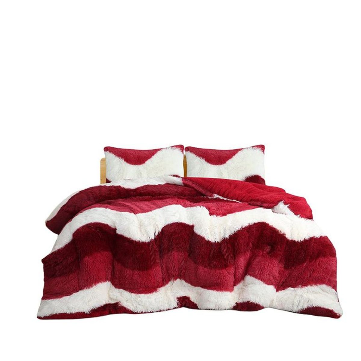 GENERICO - Cobertor De Invierno Peludo Diseño Moderno 2 Plazas