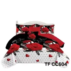 GENERICO - Cubrecama Quilt De Verano Tf Con Diseño 2 Plazas