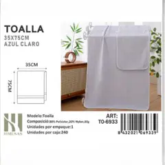 GENERICO - Toalla De Microfibra Suave 35X70Cm Imussa