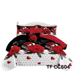 GENERICO - Cubrecama Quilt De Verano Tf Con Diseño 2 Plazas
