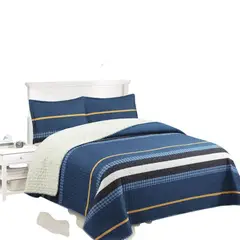 GENERICO - Cubrecama Quilt Con Chiporro Diseño 1.5