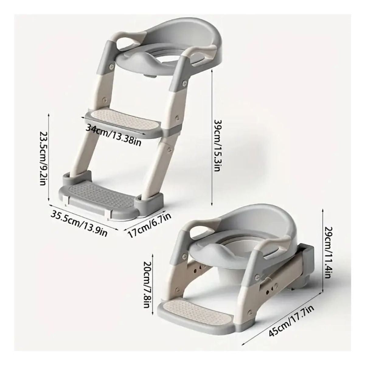 GENERICO - Asiento De Baño Plegable Multifuncional 3En1 Infantil Verde