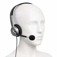 MAXELL - Audífonos Estéreo Con Micrófono 1.8m Cable - Negro