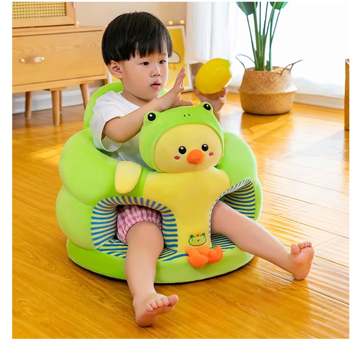 OEM - COJIN ASIENTO DE APOYO PARA BEBE POLLITO