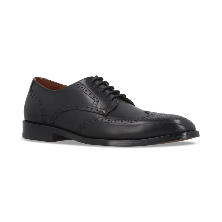 Zapatos Formal Hombre Suela Cuero Dommer Negro