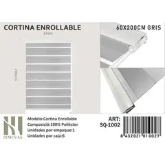 GENERICO - Cortina Roller Dia Y Noche 80X200 Cm