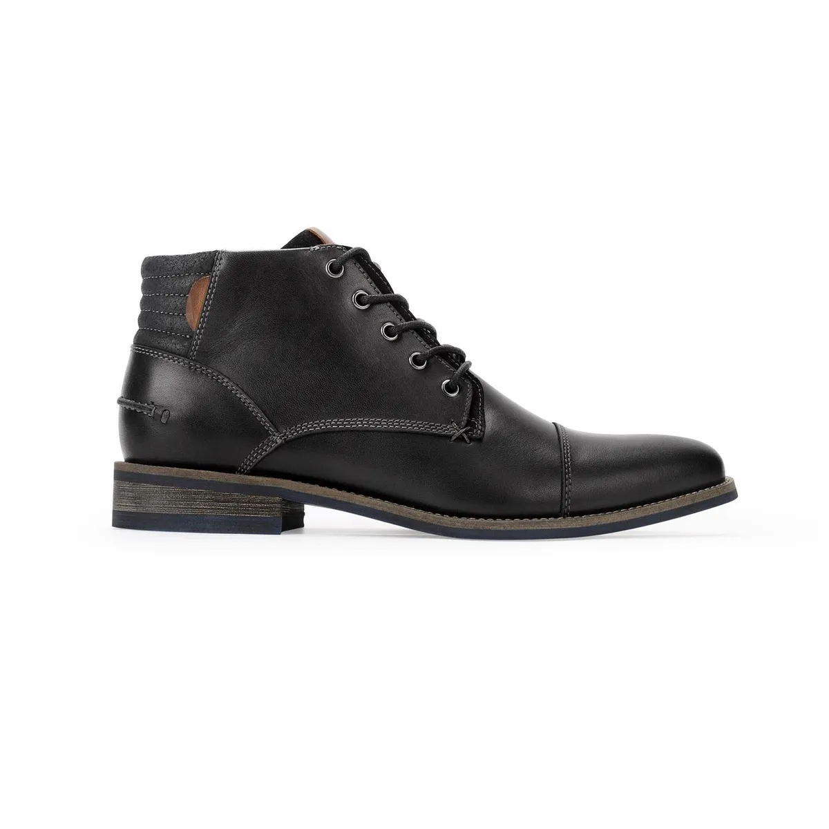 CARDINALE - Botines Hombre Cuero Denizen-6-08 Negro