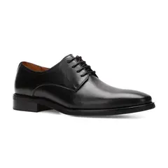 CARDINALE - Zapatos Hombre Cordones Cuero Granier-0-86 Negro