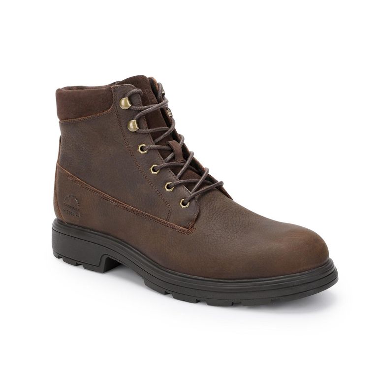 Botines Hombre Cuero Romford Café