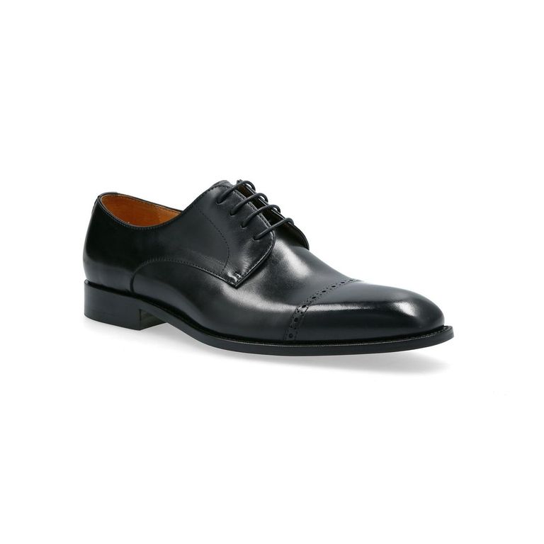 Zapatos Formal Hombre Suela Cuero Dommer Negro