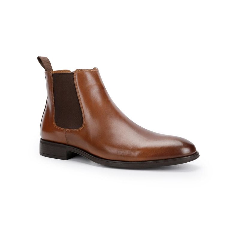 Botines Hombre Chelsea Cuero Londoner-6-06 Brandy