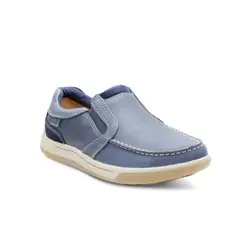CARDINALE - Zapatos Slip-On Hombre Cuero Arno-3-03-Azul