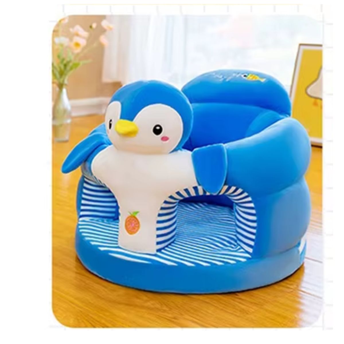 OEM - COJIN ASIENTO DE APOYO PARA BEBE PINGÜINO